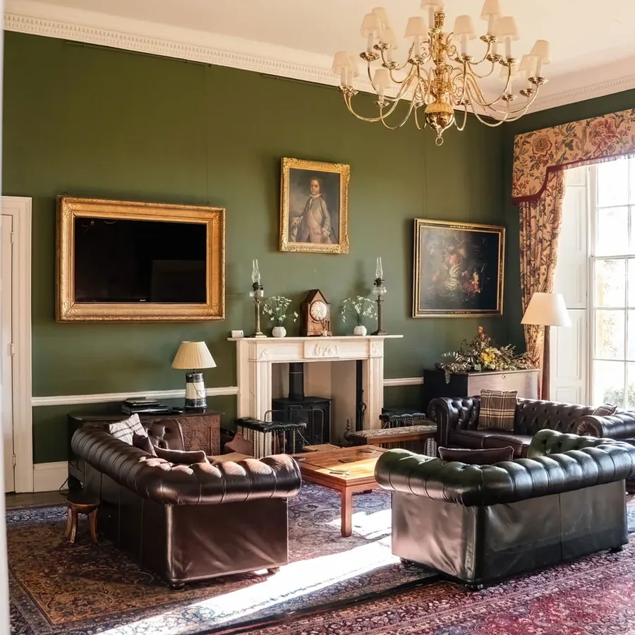 A sitting room at North Cadbury Court
