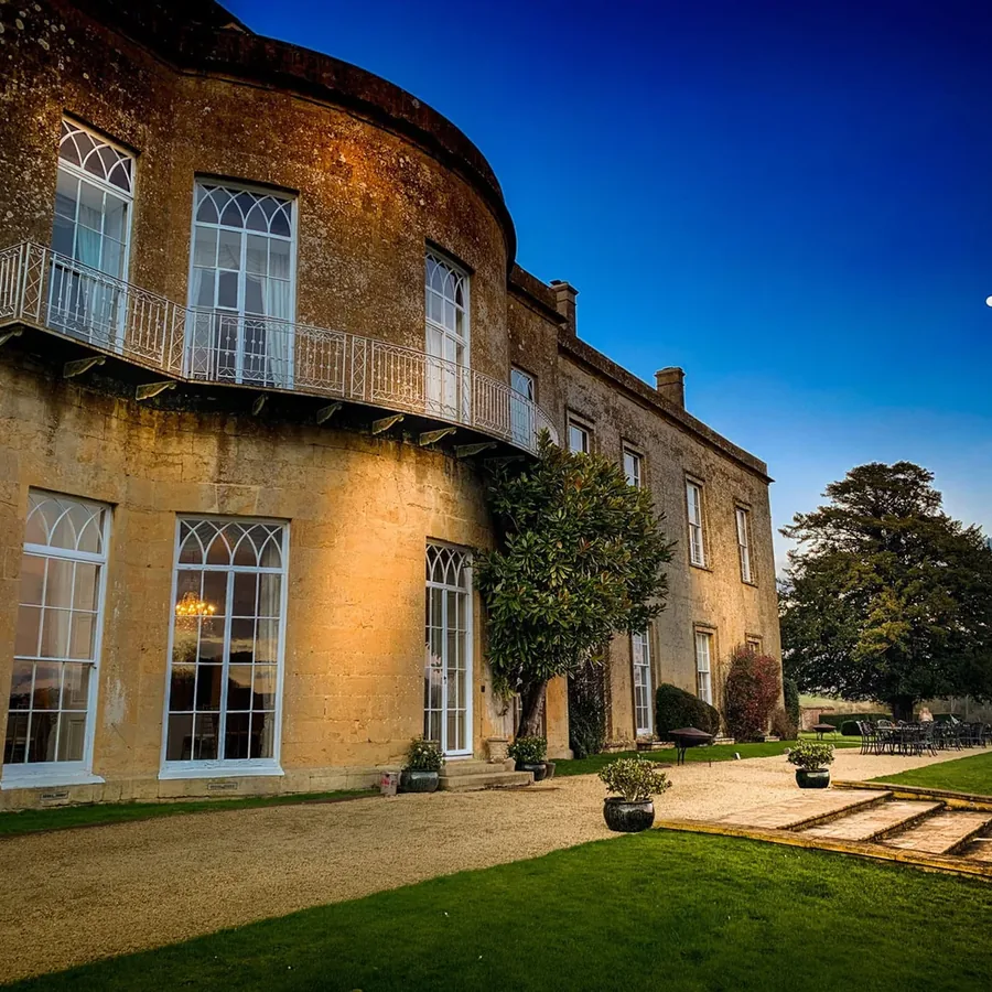 North Cadbury Court in the evening